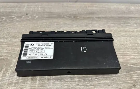 BMW 5 E60 E61 Comfort/convenience module 9176069 5WK49111D 0780324000