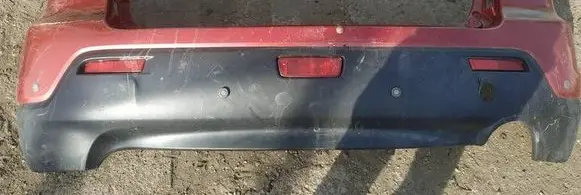 Mitsubishi ASX Rear bumper raudonas