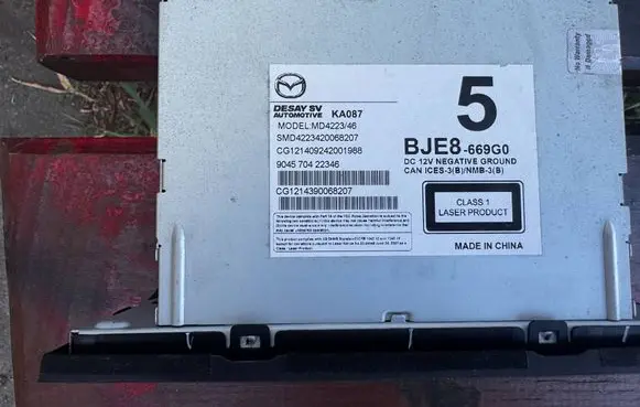 Mazda 3 III Navigation unit CD/DVD player 904570422346