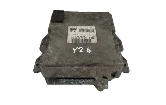 Peugeot 206 Engine control unit/module 9639907780 IAW1AP80 16300684