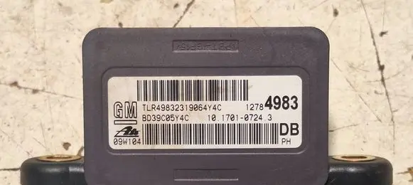 ESP acceleration yaw rate sensor