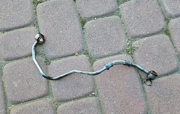 Opel Combo E Turbo turbocharger oiling pipe/hose 49TYS