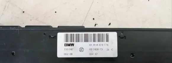 BMW 5 E39 Seat heating switch 61318373776 03742073