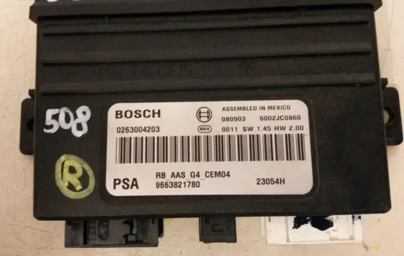 Citroen C5 Parking PDC control unit/module 9663821780 0263004203 23054H