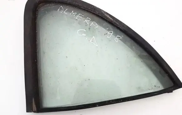 Nissan Almera Rear vent window glass 