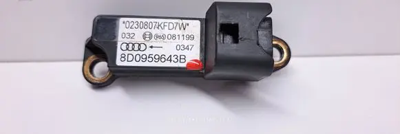 Audi A4 S4 B5 8D Airbag deployment crash/impact sensor 8D0959643B 0230807KFD7W 081199