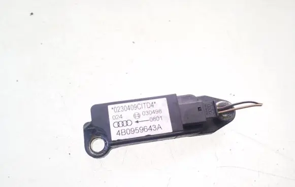 Airbag deployment crash/impact sensor