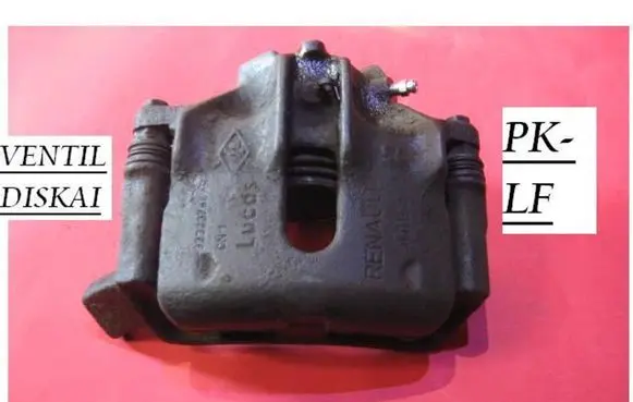 Renault Scenic I Front brake caliper 32373786LUCAS