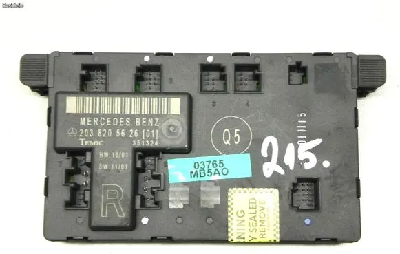 Mercedes-Benz C W203 Door control unit/module A2038201485 A2038205626