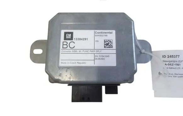 Opel Zafira C GPS navigation control unit/module 13384291 5WK50278B