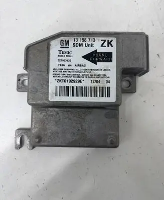 Opel Meriva A Airbag control unit/module 13158713 327963935 ZKT0192929E