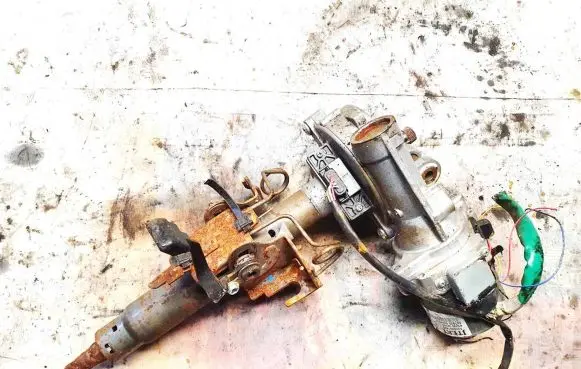 Steering wheel axle