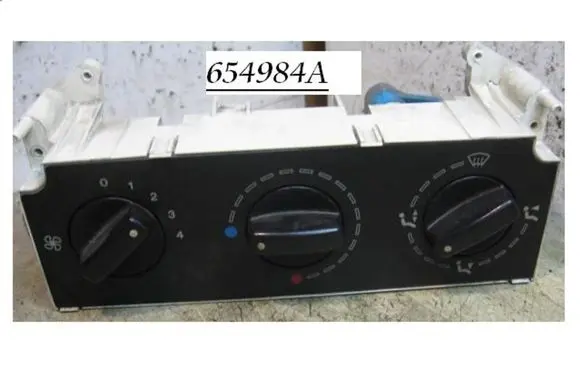 Peugeot Partner Climate control unit 654984A