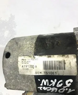 Toyota Yaris Starter motor TS10E1 A191205A