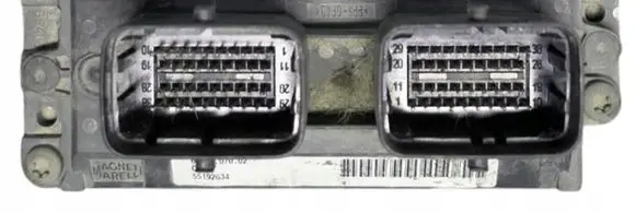 Fiat Panda II Engine control unit/module 55192634 IAW5AFSM