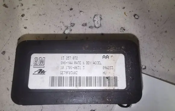 Opel Astra H ESP acceleration yaw rate sensor 13257072 10170106313