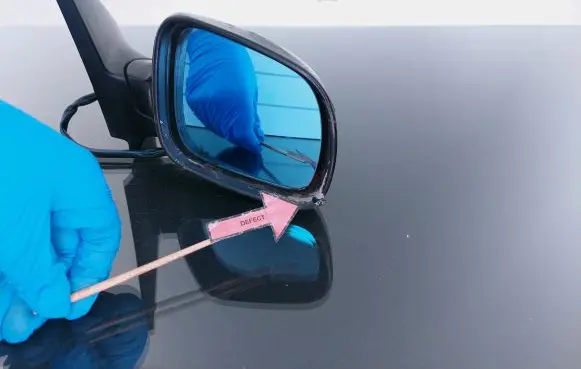 Manual wing mirror