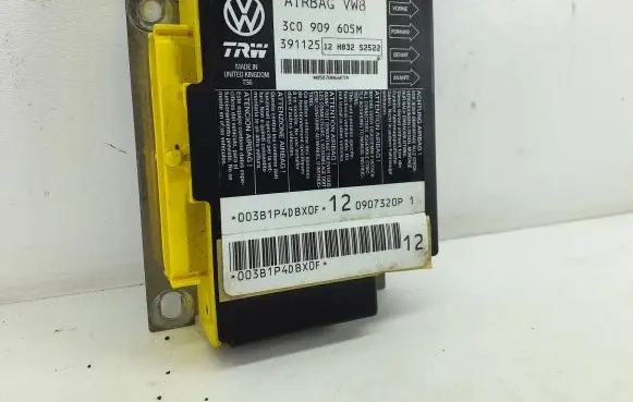 Volkswagen PASSAT B6 Airbag control unit/module 3C0909605M 391125