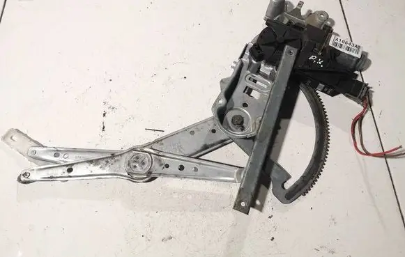 Sliding door window regulator with motor