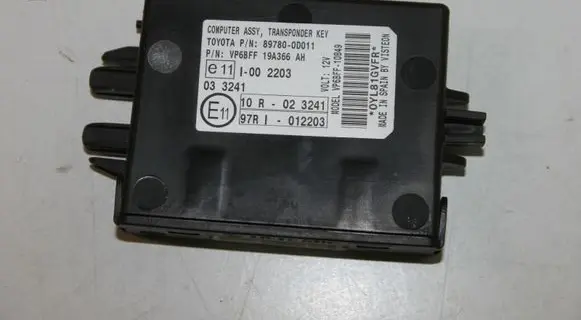 Toyota Yaris Other control units/modules 897800D011