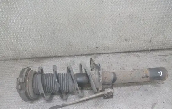 Front shock absorber with coil spring