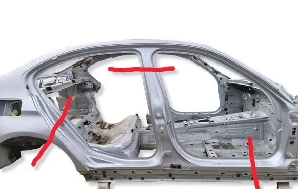 BMW 3 F30 F35 F31 Rear sill (body part) 