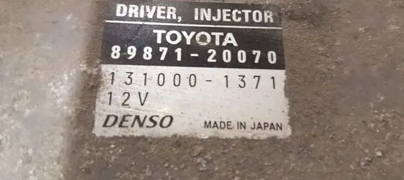 Toyota Avensis T250 Fuel injection control unit/module 8987120070 1310001371