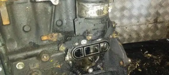 Opel Astra G Oil filter cover 