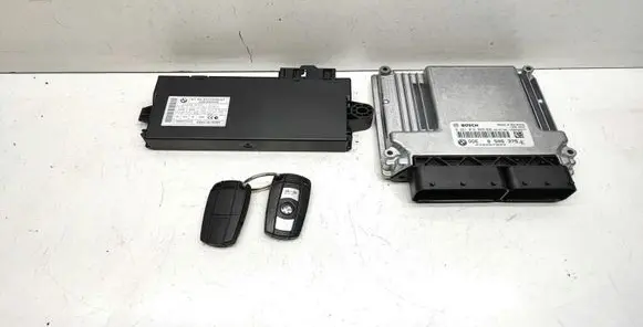 BMW 1 E81 E87 Engine ECU kit and lock set 8506375 9147226