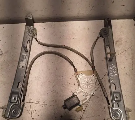 Front door window regulator with motor
