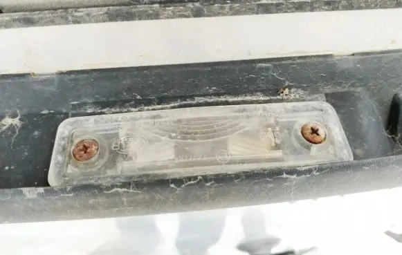 Opel Combo C Number plate light