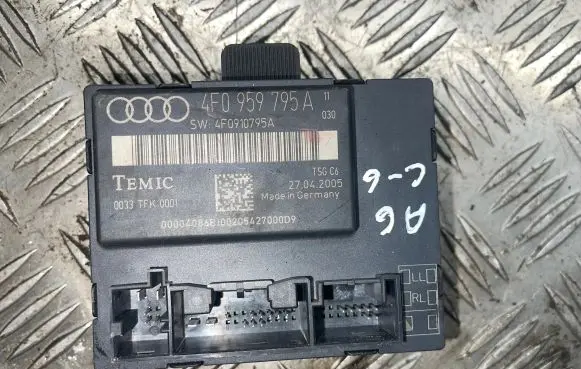 Audi A6 S6 C6 4F Door control unit/module 4F0959795A 4F0910795A 0033TFK0001