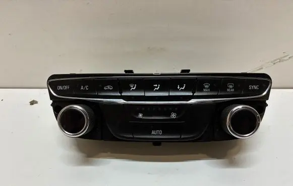 Opel Astra K Climate control unit 39158162