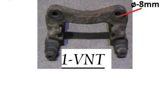Audi A4 S4 B5 8D Brake caliper pad carrier rear 431012112