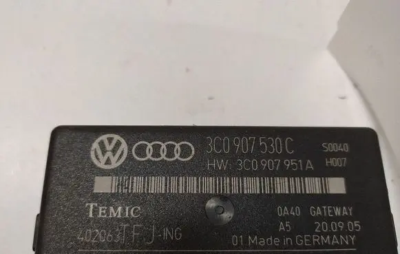 Volkswagen PASSAT B6 Gateway control module 3C0907530C