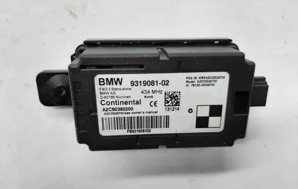 BMW 4 F32 F33 Other devices 9319081