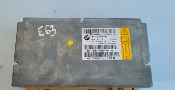BMW 6 E63 E64 Airbag control unit/module 65776962703 6946388