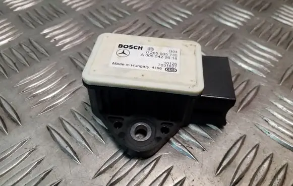 Mercedes-Benz E W212 ESP acceleration yaw rate sensor A0055422618 0265005735