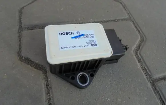 Honda Civic ESP acceleration yaw rate sensor