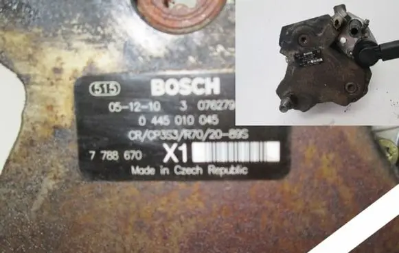 BMW 1 E81 E87 Fuel injection high pressure pump