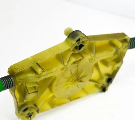 Audi Q7 4L Rear door window regulator with motor