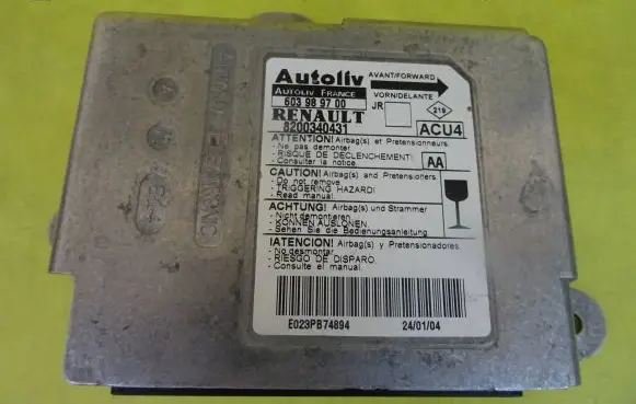 Renault Scenic II - Grand scenic II Airbag control unit/module 8200340431 603989700