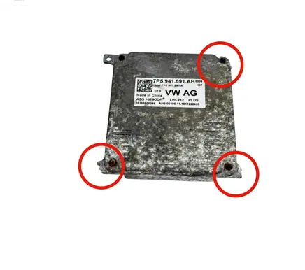 Seat Ibiza V (KJ) Headlight ballast module Xenon 7P5941591AH 10100500048 7P5941591A