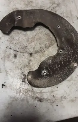 Audi A4 S4 B8 8K Front brake disc dust cover plate 