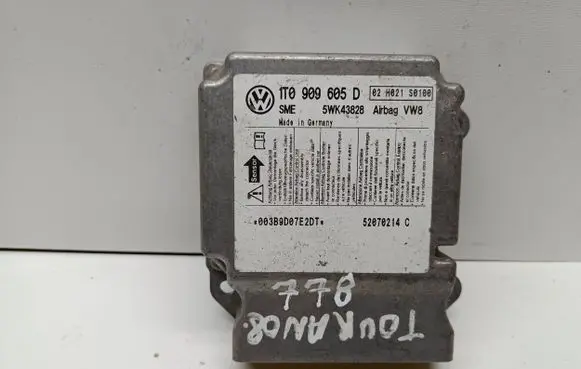 Volkswagen Touran I Airbag control unit/module 1T0909605D 5WK43828