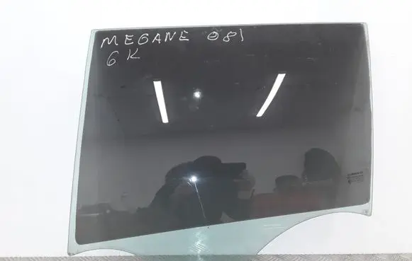 Renault Megane II Rear door window glass 43R001142 DOT249AS2M27