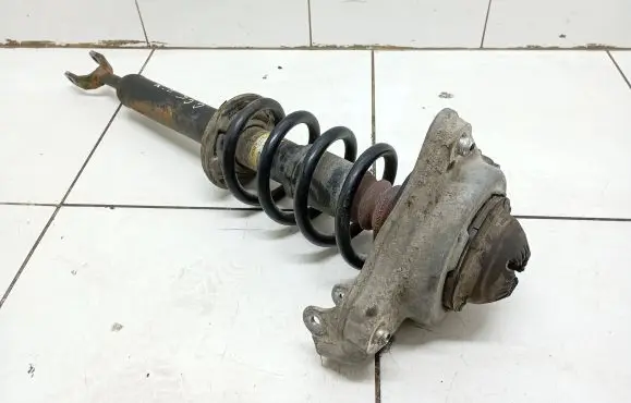 Audi A6 S6 C6 4F Front shock absorber with coil spring 4f0412383G