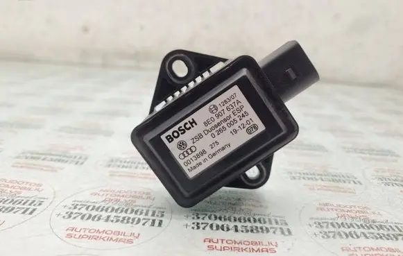Audi A6 S6 C5 4B ESP acceleration yaw rate sensor 8E0907637A