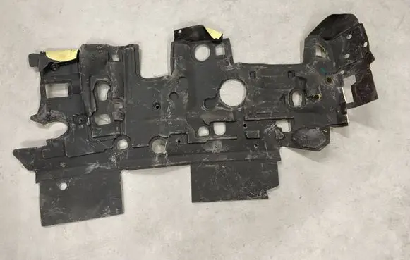 Tesla Model S Heat shield in engine bay 
