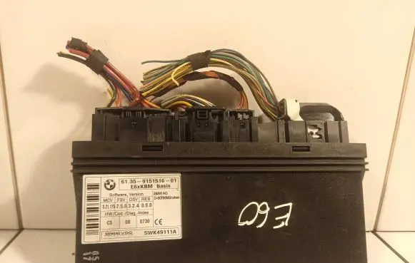 BMW 5 E60 E61 Comfort/convenience module 9151516 5WK49111A